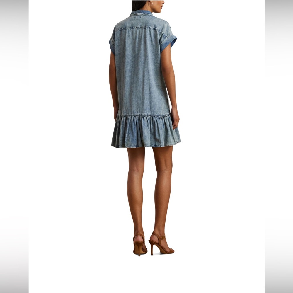 Lauren Ralph Lauren® Denim Short-Sleeve Shirtdress - Picture 2 of 10